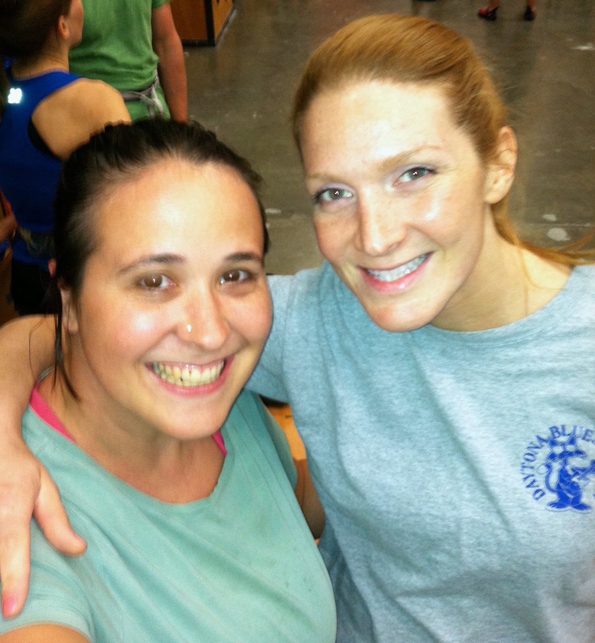 Melissa and I took on the walls at Earth Treks! 