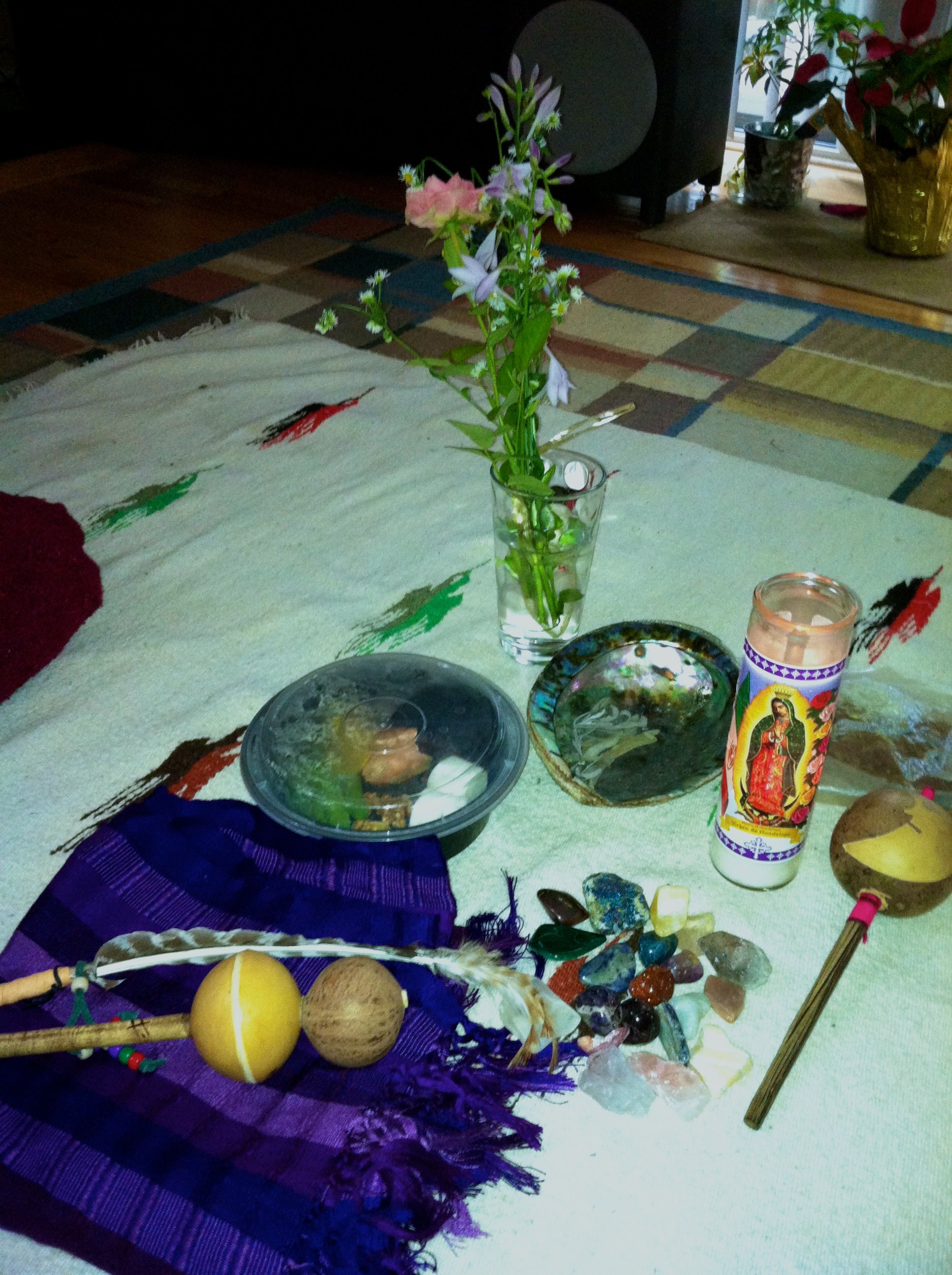 I've been apprenticing as a shaman and each month, I meet with my teacher and learn a little bit more. 