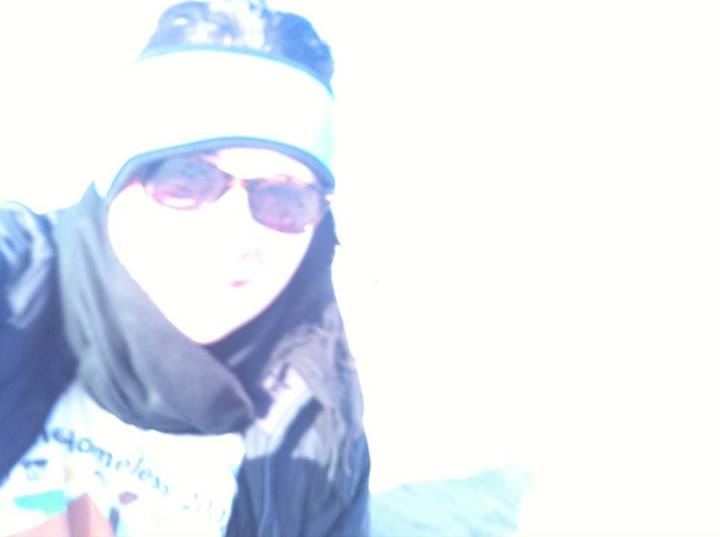 I was dressed up in MULTIPLE layers and I had blankets that I huddled into while I read to my client.