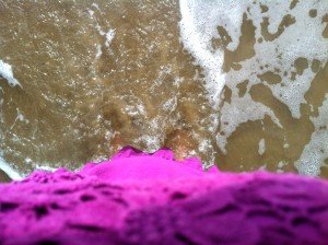 feet in water